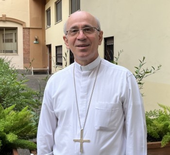 Dom Giovanni Crippa na Casa Geral IMC em Roma. Foto: Adolphe Mulengezi