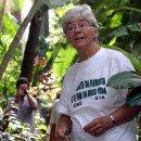 Dorothy Stang, a 74-year-old American nun, was shot to death early February 12, 2005 in Brazil's Amazon rain forest where she worked to defend human rights and the environment despite frequent death threats, federal police said. Unknown assailants shot U.S. missionary, Dorothy Stang at point-blank range at an isolated agricultural settlement in dense jungle 31 miles from the town of Anapu in the state of Para, police and fellow religious workers said. A February 12, 2004 file photo shows Missionary sister Dorothy Stang in Belem, northern Brazil.   (BRAZIL OUT)   REUTERS/Imapress/AE/Carlos Silva