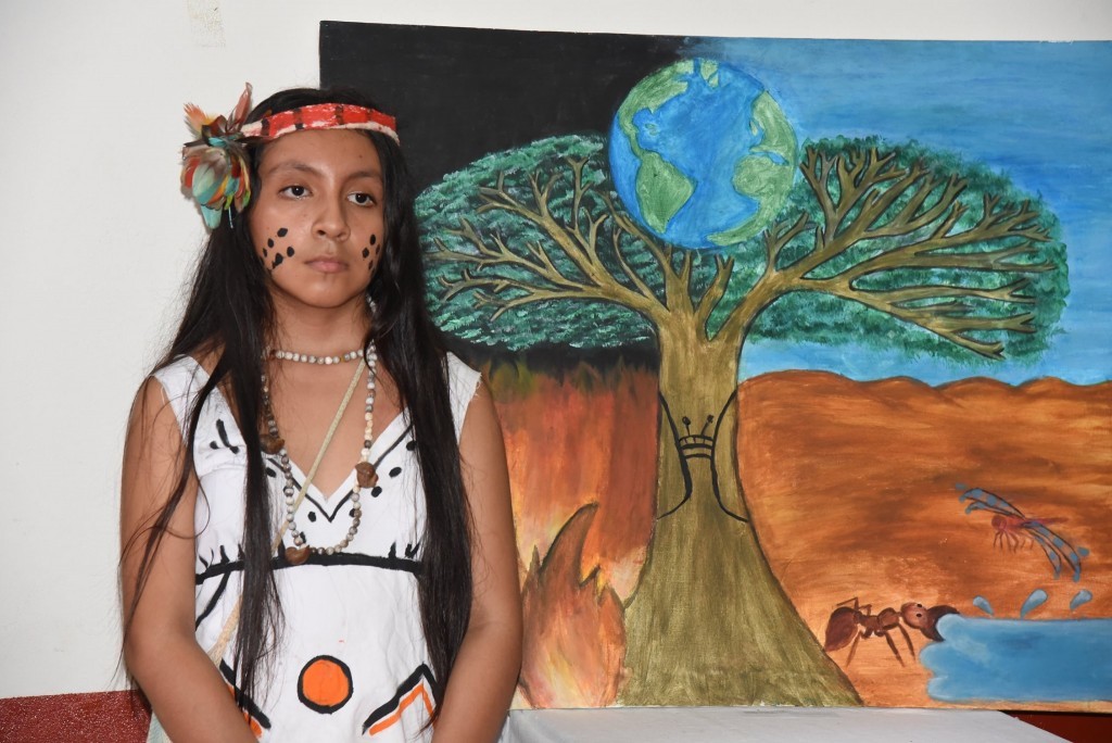 Jovem indígenas peruana Anelice Cáceres – Foto: Arquivo REPAM-Peru 