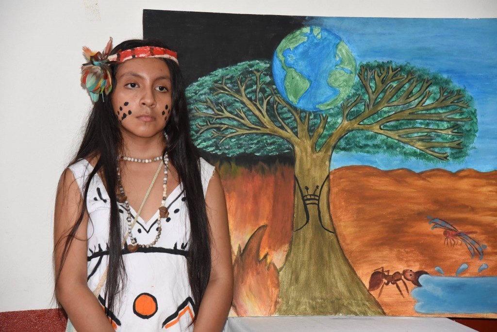 Jovem indígenas peruana Anelice Cáceres – Foto: Arquivo REPAM-Peru 