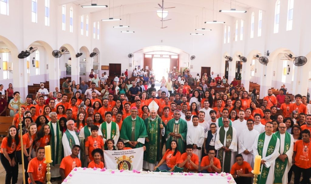 Jovens missionários de todo Brasil que participaram da Missão Amazônia 2022. | Fotos: arquivo Comissão para a Juventude da CNBB.