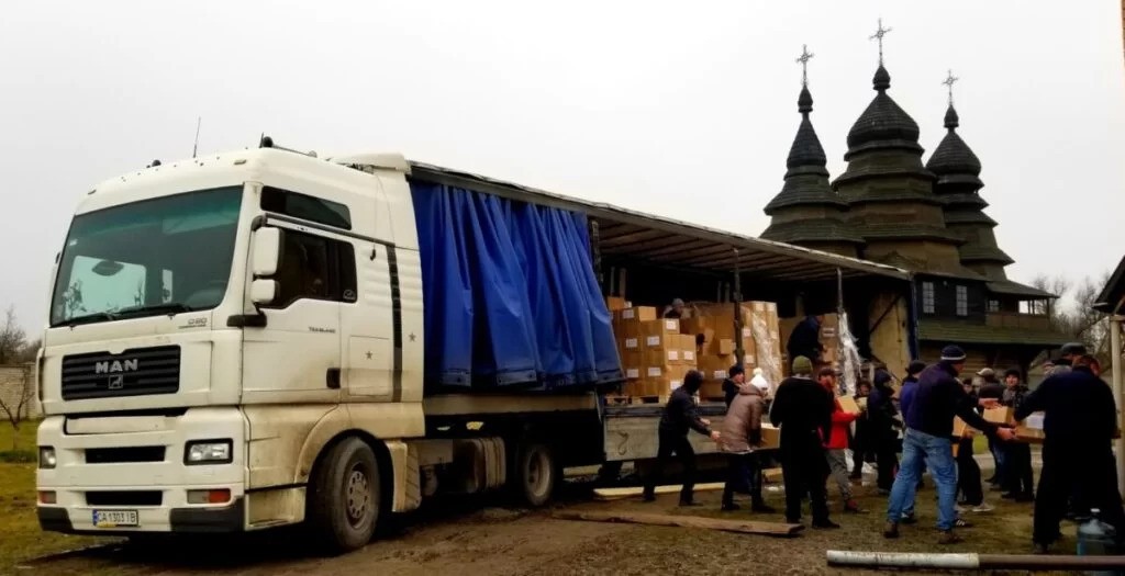 Distribuição de ajuda humanitária. Foto: ACN