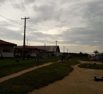 Imagem da aldeia Tikuna que está sendo monitorada. (Foto: Secretaria Municipal de Saúde de Santo Antônio do Içá)