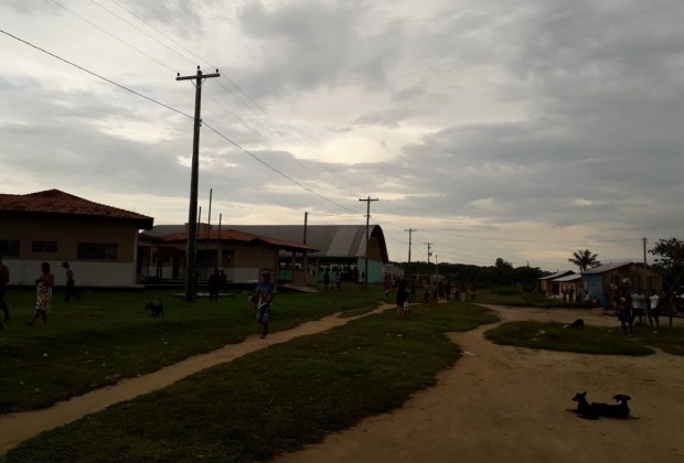 Imagem da aldeia Tikuna que está sendo monitorada. (Foto: Secretaria Municipal de Saúde de Santo Antônio do Içá)