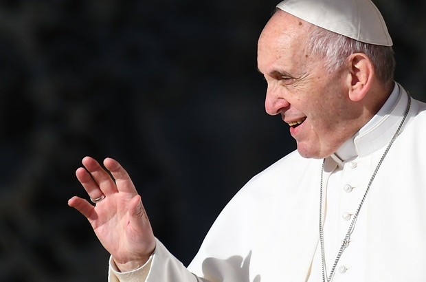 Pope Francis gives a weekly general audience at St Peter's square on November 22, 2017 in Vatican.  / AFP / Vincenzo PINTO