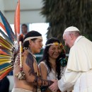 Encontro do Papa Francisco com indígenas em Puerto Maldonado  (Vatican Media)