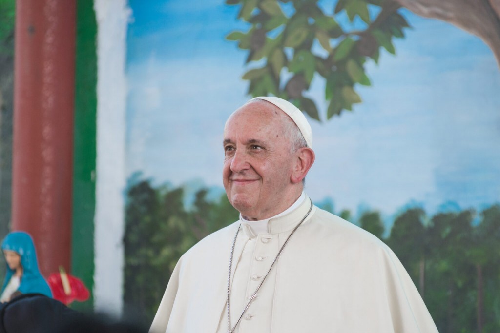 Papa Francisco na Amazônia peruana em 2018 – Foto: Miguel Arreátegui