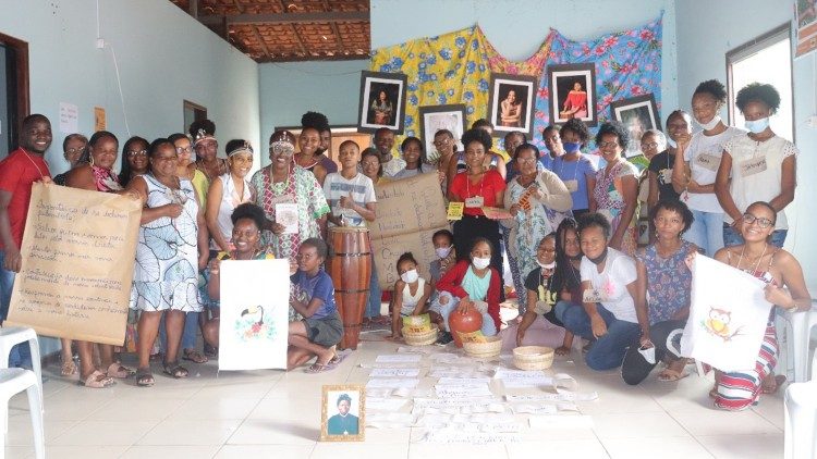 Um momento da formação da Pastoral Afro-brasileira na Paróquia São Roque - Patinha - Foto: cortesia do P. Ibrahim Musyoka