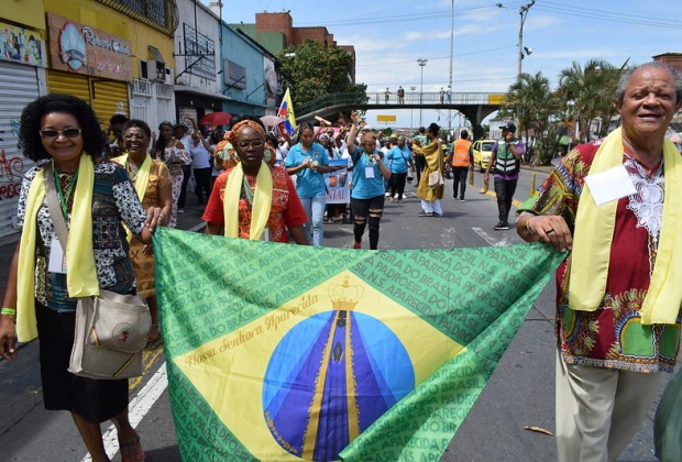 Delegação da Pastoral Afro-Brasileira no XIV EPA em Cali, Colômbia. Foto: Antena Misionera