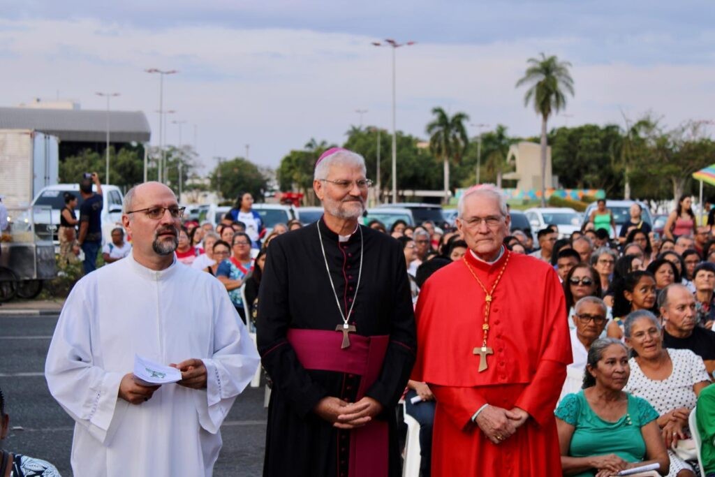 Padre Lucio Nicoletto, Dom Evaristo Spengler e Cardeal Leonardo Steiner