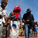 Indígenas Guarani e Kaiowá em Dourados (MS). Foto: Egon Heck/Cimi