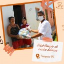 Paróquias ajudam famílias em situação de vulnerabilidade diante da pandemia do coronavírus.