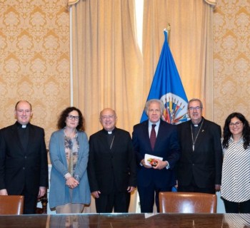 Visita da REPAM à OEA em maio de 2022 – Foto: OEA/REPAM