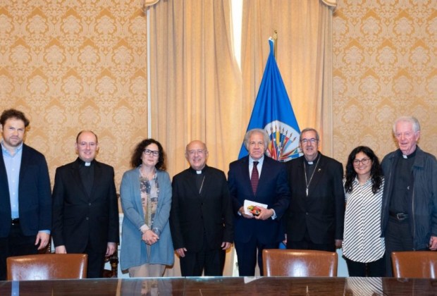 Visita da REPAM à OEA em maio de 2022 – Foto: OEA/REPAM