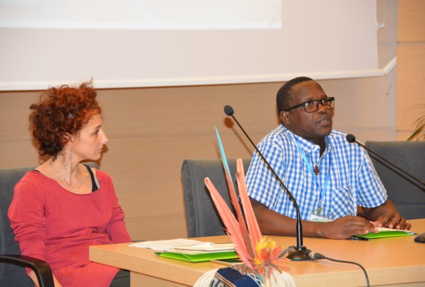 Padre James Lengarin, imc, auditório José Allamano em Roma. (Foto: Jaime C. Patias)