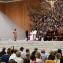 Um dos momentos da audiência geral desta quarta-feira, 23 de agosto (Vatican Midia)