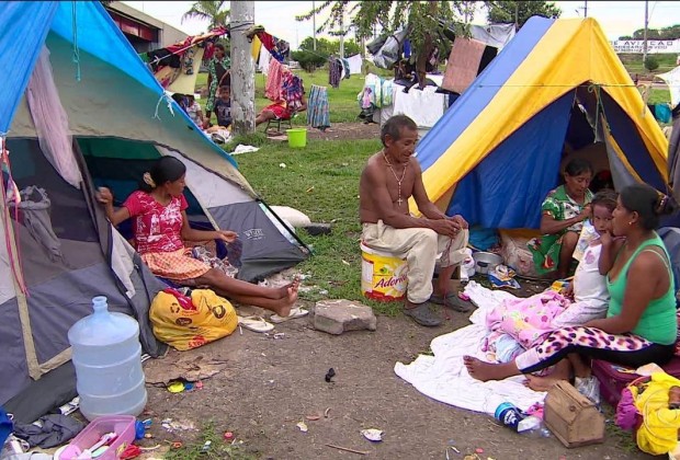 Imigrantes venezuelanos em Manaus, AM.